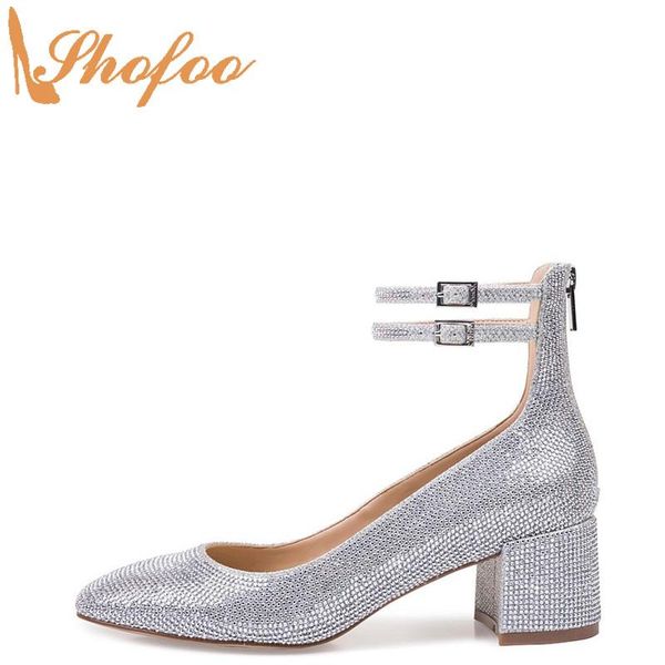 dress shoes silver crystal high chunky heels pumps round toe woman buckle strap large size 15 16 ladies fashion evening party shofoo, Black
dress shoes silver crystal high chunky heels pumps round toe woman buckle strap large size 15 16 ladies fashion evening party shofoo, Black