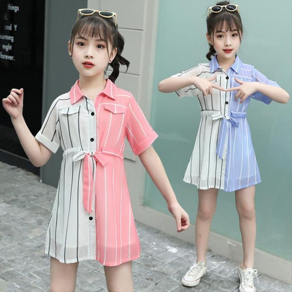 girl striped patchwork party fashion dress bow belt kids summer clothes for girls 6 8 10 12 year, Red;yellow
girl striped patchwork party fashion dress bow belt kids summer clothes for girls 6 8 10 12 year, Red;yellow
