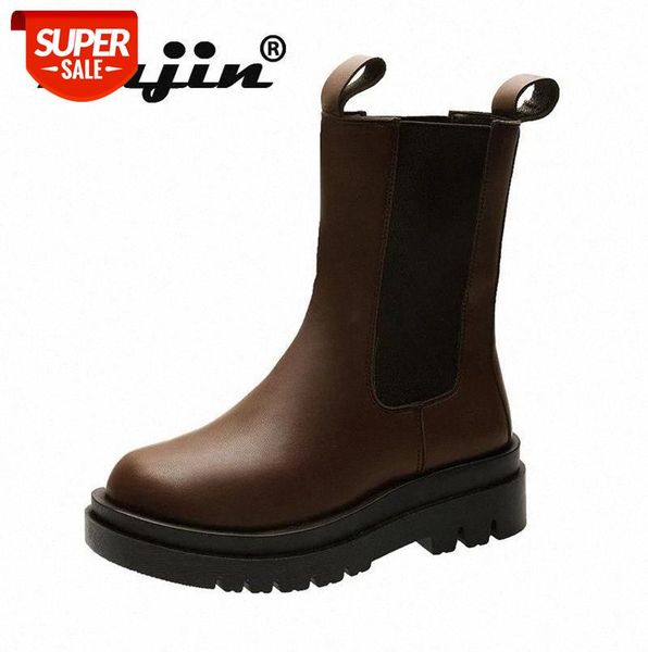 fujin 2021 women's ankle boots spring new short boots platform autumn fashion round toe lace breathable flat bottom single #b684
fujin 2021 women's ankle boots spring new short boots platform autumn fashion round toe lace breathable flat bottom single #b684