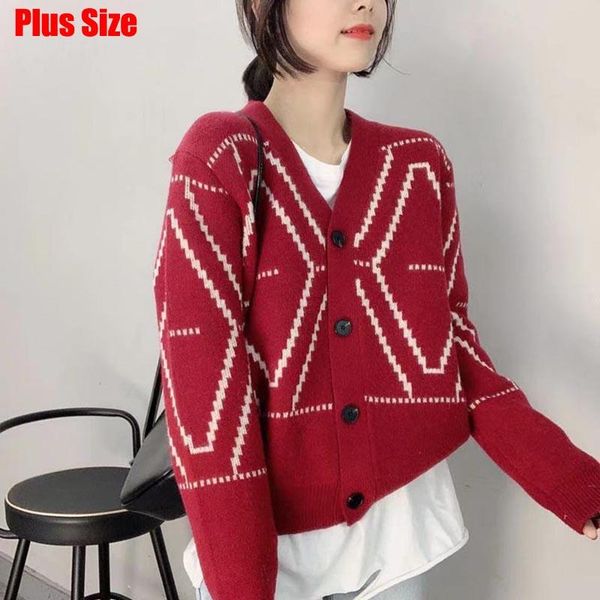 women's knits & tees 2022 plus size 2xl v neck women red cardigan sweater knitted loose oversized jumper jacket coat, White
women's knits & tees 2022 plus size 2xl v neck women red cardigan sweater knitted loose oversized jumper jacket coat, White