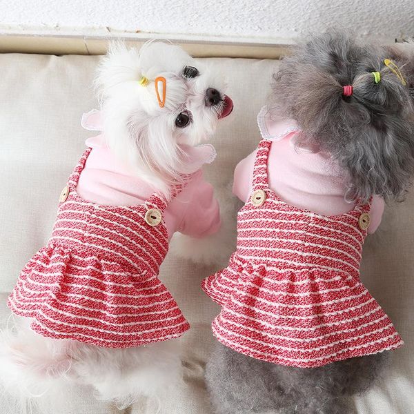 dog apparel cute stripe winter small puppy princess dress pet cat tutu skirt jacket coat chihuahua hoodie clothes
dog apparel cute stripe winter small puppy princess dress pet cat tutu skirt jacket coat chihuahua hoodie clothes