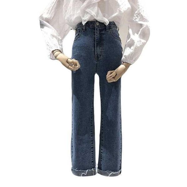women's jeans simple loose all-match straight woman fashion high waist design ripped pants 2021 korea solid soft pantalones de mujer, Blue
women's jeans simple loose all-match straight woman fashion high waist design ripped pants 2021 korea solid soft pantalones de mujer, Blue