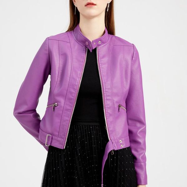 women's leather & faux pu jacket women autumn spring moto biker zipper long sleeve slim motorcycle black coat outerwear
women's leather & faux pu jacket women autumn spring moto biker zipper long sleeve slim motorcycle black coat outerwear