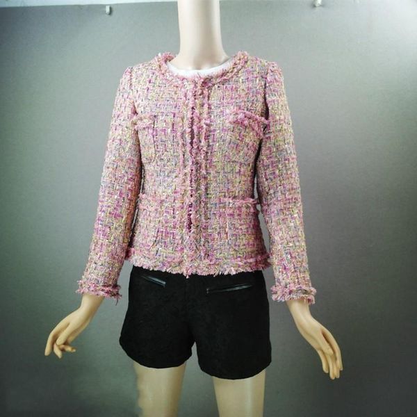 women's jackets brand fashion women tweed short jacket slim fit twill trimmed female outwear coat formal party elegant lady, Black;brown
women's jackets brand fashion women tweed short jacket slim fit twill trimmed female outwear coat formal party elegant lady, Black;brown