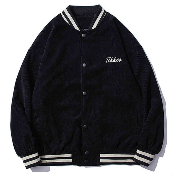 men's jackets baseball jacket of cotton wool, Black;brown 
men's jackets baseball jacket of cotton wool, Black;brown