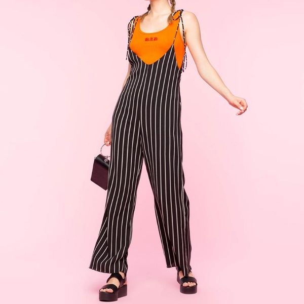 women's jumpsuits & rompers for women 2021 sleeveless striped jumpsuit plus size print camis long loose bodysuit body mujer, Black;white
women's jumpsuits & rompers for women 2021 sleeveless striped jumpsuit plus size print camis long loose bodysuit body mujer, Black;white