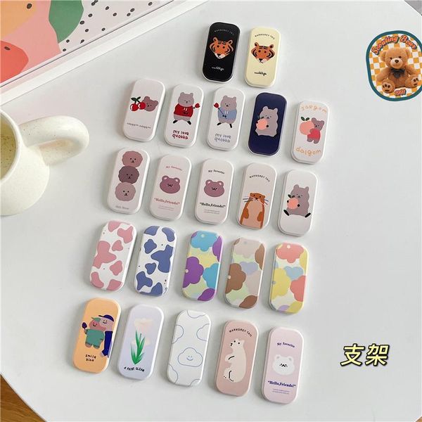 cell phone mounts & holders cute cartoon bear foldable push finger stand holder grip for 12 s21 plus ultra tok support
cell phone mounts & holders cute cartoon bear foldable push finger stand holder grip for 12 s21 plus ultra tok support