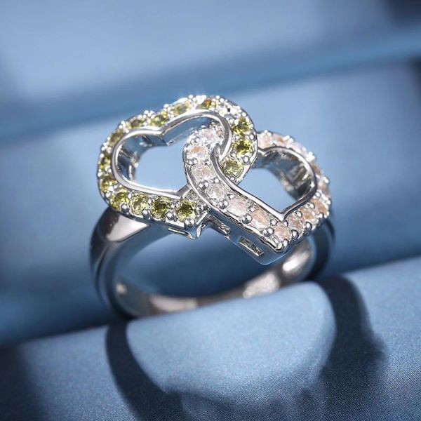 wedding rings 2021 hit fashion luxury zircon noble hollow double heart for women white cubic elegant jewelry, Slivery;golden
wedding rings 2021 hit fashion luxury zircon noble hollow double heart for women white cubic elegant jewelry, Slivery;golden