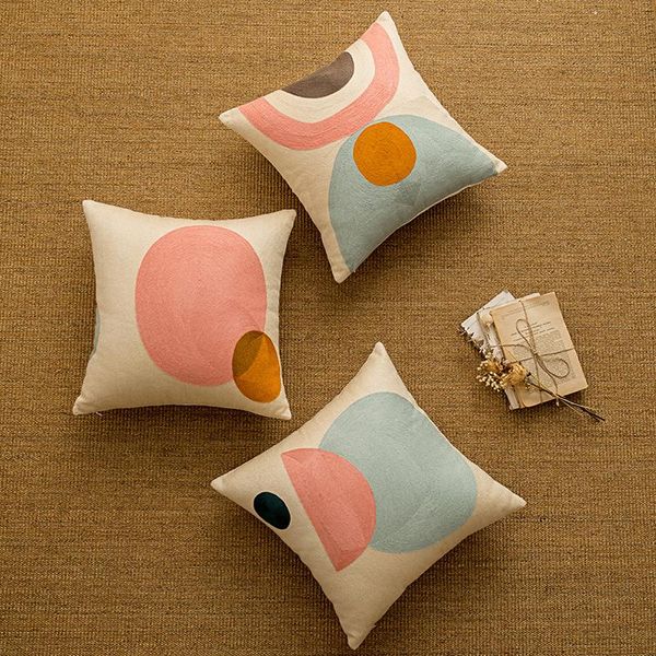 cushion/decorative pillow nordic style linen cotton cushion cover geometric semicircle embroidery throw pillowcase home living room decorati
cushion/decorative pillow nordic style linen cotton cushion cover geometric semicircle embroidery throw pillowcase home living room decorati