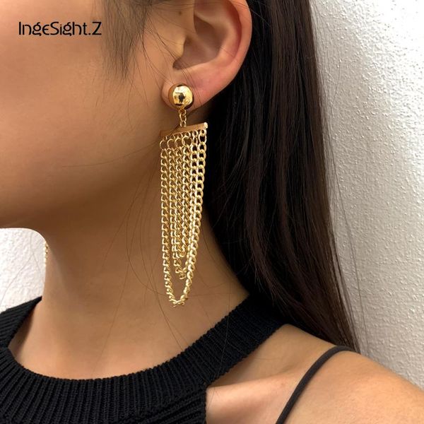 dangle & chandelier ingesight.z punk hip hop metal link tassel earrings statement gold color drop female girls jewelry accessories, Silver
dangle & chandelier ingesight.z punk hip hop metal link tassel earrings statement gold color drop female girls jewelry accessories, Silver