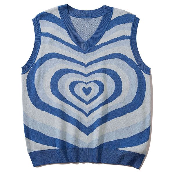 men's sweaters short sleeveless vest, fall harajuku spiral with love pattern, waistcoat, knitted or crocheted, casual tank sweater, White;black
men's sweaters short sleeveless vest, fall harajuku spiral with love pattern, waistcoat, knitted or crocheted, casual tank sweater, White;black
