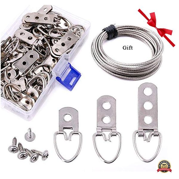 frames and mouldings 60pcs assorted heavy duty d ring picture hangers kit with hanging wire frame screw for hang
frames and mouldings 60pcs assorted heavy duty d ring picture hangers kit with hanging wire frame screw for hang