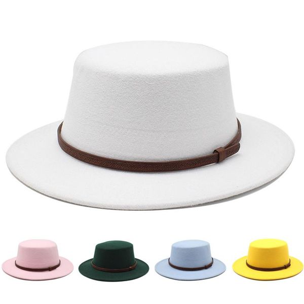 wide brim hats winter autumn imitation woolen women men ladies fedoras jazz european american round caps bowler feminino gorra, Blue;gray
wide brim hats winter autumn imitation woolen women men ladies fedoras jazz european american round caps bowler feminino gorra, Blue;gray