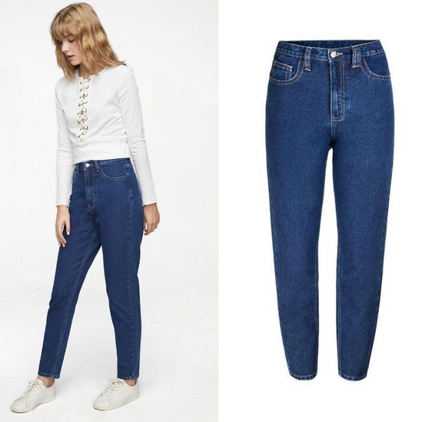women cotton high waist boyfriend jeans slim fit loose straight leg jean trousers woman plus size navy blue casual denim pants women's
women cotton high waist boyfriend jeans slim fit loose straight leg jean trousers woman plus size navy blue casual denim pants women's