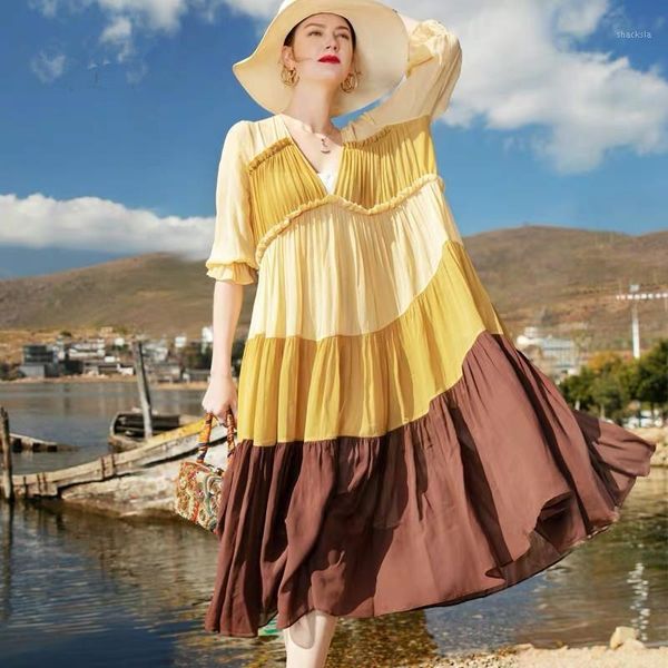 spring summer women fashion plus size 4xl long dresses vintage patchwork dress elegant loose a-line bodycon vestido a50 casual, Black;gray
spring summer women fashion plus size 4xl long dresses vintage patchwork dress elegant loose a-line bodycon vestido a50 casual, Black;gray