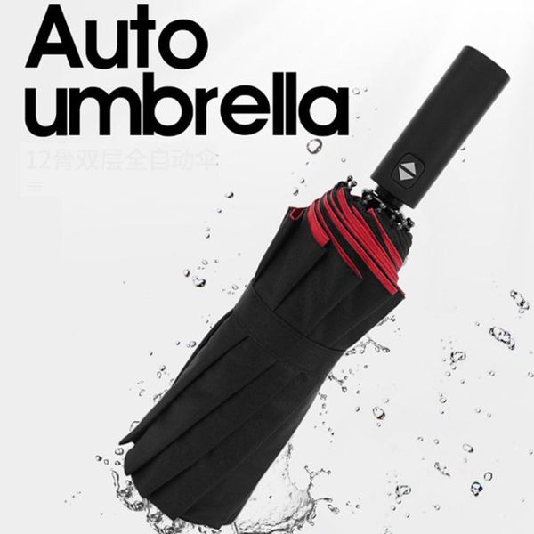 umbrellas fully automatic fold 12 bones double umbrella large men women high grade tri-fold wind resistant business sunny
umbrellas fully automatic fold 12 bones double umbrella large men women high grade tri-fold wind resistant business sunny