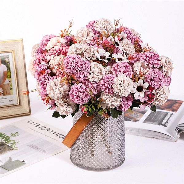 decorative flowers & wreaths 15 flower head silk hydrangea artificial bouquet for valentines day gifts diy home wedding party decoration fak
decorative flowers & wreaths 15 flower head silk hydrangea artificial bouquet for valentines day gifts diy home wedding party decoration fak