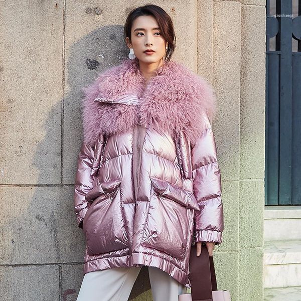 real fur coat women winter thick warm down natural beach wool sheep jacket pink fashion loose design npi 90215b1, Black
real fur coat women winter thick warm down natural beach wool sheep jacket pink fashion loose design npi 90215b1, Black