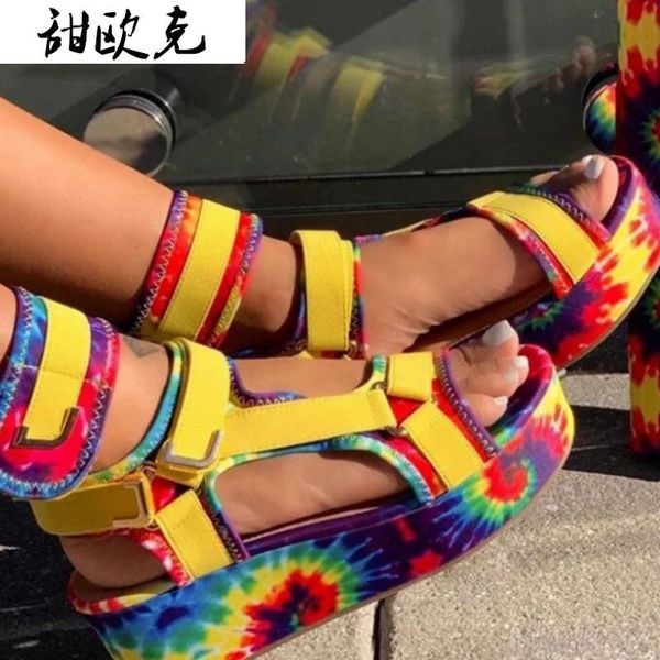2021 summer casual women sandals fashion color trifle platform wedge sandals fish mouth plus size women zapatos mujer, Black
2021 summer casual women sandals fashion color trifle platform wedge sandals fish mouth plus size women zapatos mujer, Black