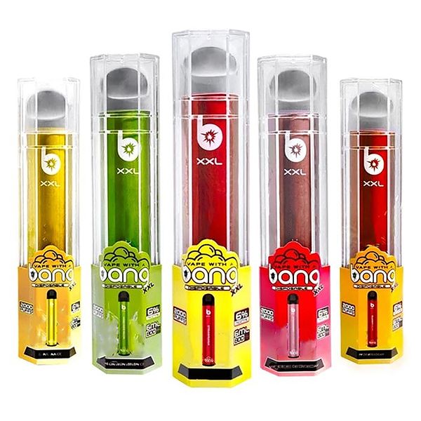Bang XXL 2000 puffs cigarette Disposable Vape Pen Device 800mAh Battery Vapors Puff with factory price
Bang XXL 2000 puffs cigarette Disposable Vape Pen Device 800mAh Battery Vapors Puff with factory price