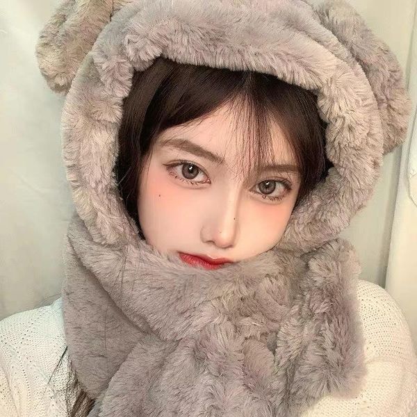 beanie/skull caps women ears winter hat add fur lined flanging cap stylish cute beanie thick outdoor warm, Blue;gray
beanie/skull caps women ears winter hat add fur lined flanging cap stylish cute beanie thick outdoor warm, Blue;gray
