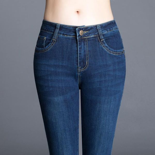 plus size women jeans korean high waist skinny woman push up autumn winter mom casual denim trousers women's, Blue
plus size women jeans korean high waist skinny woman push up autumn winter mom casual denim trousers women's, Blue