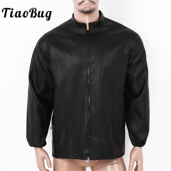 men's fur & faux fashion men black pu leather stand collar or hooded long sleeves front zip up wearproof jacket coat casual outerwear
men's fur & faux fashion men black pu leather stand collar or hooded long sleeves front zip up wearproof jacket coat casual outerwear