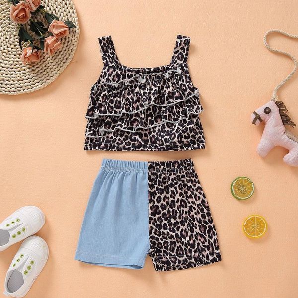 clothing sets 2021 summer baby girls leopard-print + shorts 2pcs toddler fashion kids outfits cotton tracksuit set, White
clothing sets 2021 summer baby girls leopard-print + shorts 2pcs toddler fashion kids outfits cotton tracksuit set, White