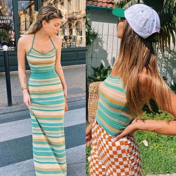 summer knitted maxi skirt womens cami high waist y2k beach casual bodycon boho elegant vacation party green striped long, White
summer knitted maxi skirt womens cami high waist y2k beach casual bodycon boho elegant vacation party green striped long, White