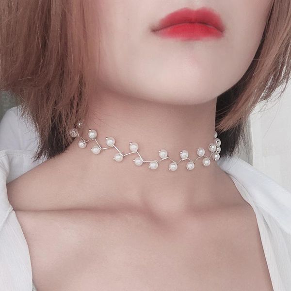 chokers 2021 style fashion silver plated necklace fresh women tree branch pearl clavicular chain charm wedding party jewelry, Golden;silver
chokers 2021 style fashion silver plated necklace fresh women tree branch pearl clavicular chain charm wedding party jewelry, Golden;silver
