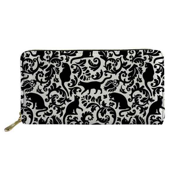 wallets leather long women cute black cat floral print wallet purse ladies fashion phone cash holder coin money bag, Red;black
wallets leather long women cute black cat floral print wallet purse ladies fashion phone cash holder coin money bag, Red;black