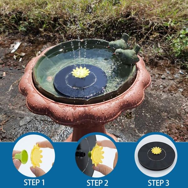 garden decorations 1/1.4/3w solar powered floating water fountain pump with flower petal shaped nozzles for bird bath decoration
garden decorations 1/1.4/3w solar powered floating water fountain pump with flower petal shaped nozzles for bird bath decoration