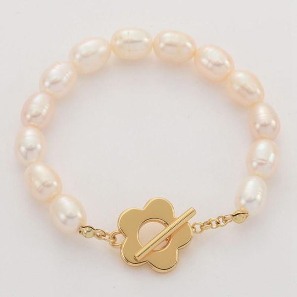 golden ot buckle hand flower natural freshwater pearl bracelet for women fashion temperament jewelry girls gift beaded, strands, Black
golden ot buckle hand flower natural freshwater pearl bracelet for women fashion temperament jewelry girls gift beaded, strands, Black
