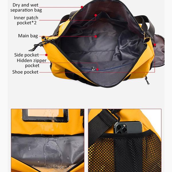 outdoor bags 2021 fitness bag women's dry wet separation exercise portable multi-functional short distance travel training
outdoor bags 2021 fitness bag women's dry wet separation exercise portable multi-functional short distance travel training