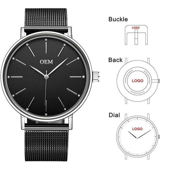 wristwatches cl053 custom logo text watches perosnalized design your own men's watch printing birthday gift, Slivery;brown
wristwatches cl053 custom logo text watches perosnalized design your own men's watch printing birthday gift, Slivery;brown