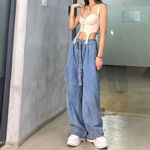 women's jeans long jeans, torn, straight, loose, fall, korean version, high waist, leg, loose pants vh1w, Blue
women's jeans long jeans, torn, straight, loose, fall, korean version, high waist, leg, loose pants vh1w, Blue