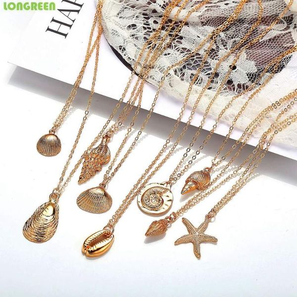 pendant necklaces marine life shell conch necklace creative vintage alloy metal collier coquillage bijoux femme accesorios mujer, Silver
pendant necklaces marine life shell conch necklace creative vintage alloy metal collier coquillage bijoux femme accesorios mujer, Silver