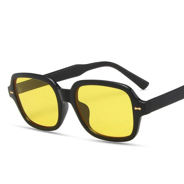 sunglasses 2021 european and american fashion square ins personality rice nail retro street trend glasses, White;black
sunglasses 2021 european and american fashion square ins personality rice nail retro street trend glasses, White;black