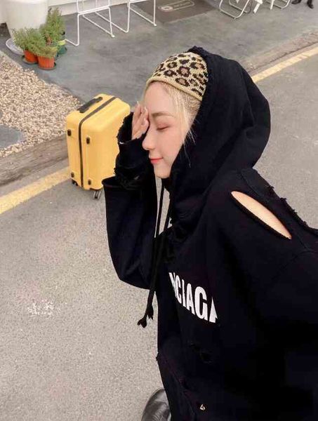 fashion fall designer men's hoodie comfortable sport novelty hole hip hop style cotton 2 color women's couple wear, Black
fashion fall designer men's hoodie comfortable sport novelty hole hip hop style cotton 2 color women's couple wear, Black
