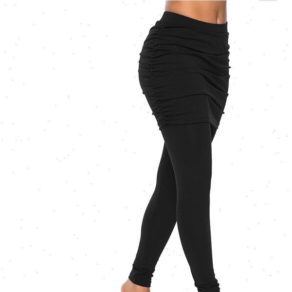 running pants hip side women legging pleated skirt slim fake two skirted leggings high waist fashion, Black
running pants hip side women legging pleated skirt slim fake two skirted leggings high waist fashion, Black