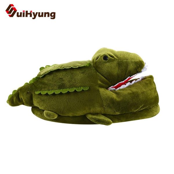 slippers suihyung plush cartoon women men funny crocodile shape indoor floor shoes winter soft warm cotton-padded slip on, Black
slippers suihyung plush cartoon women men funny crocodile shape indoor floor shoes winter soft warm cotton-padded slip on, Black