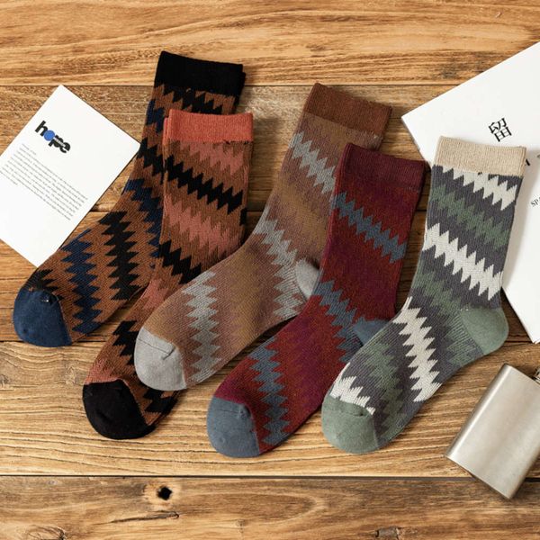 socks men's middle tube socks spring autumn cotton gentleman's long double needle winter, Black
socks men's middle tube socks spring autumn cotton gentleman's long double needle winter, Black