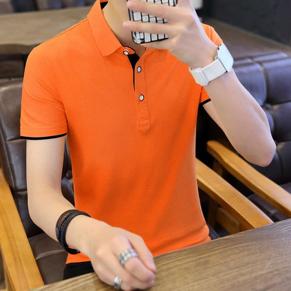 2021 short sleeve t-shirt men's fashion summer slim fitting cotton shirt collar half upper garment, White;black
2021 short sleeve t-shirt men's fashion summer slim fitting cotton shirt collar half upper garment, White;black