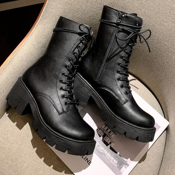 boots 2021 women's mid-tube fashion platform gothic shoes motorcycle classic ankle, Black
boots 2021 women's mid-tube fashion platform gothic shoes motorcycle classic ankle, Black