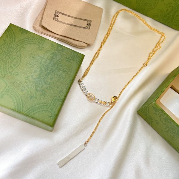 2021 fashion tassels necklaces wedding party temperament jewelry necklace women men luxurys designers jewelry personality letter necklaces, Silver
2021 fashion tassels necklaces wedding party temperament jewelry necklace women men luxurys designers jewelry personality letter necklaces, Silver