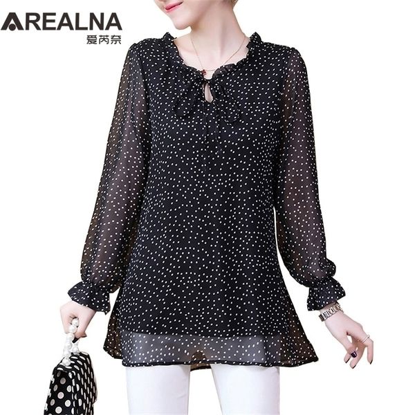 kimono plus size 5xl chiffon polka dot blouse women long sleeve clothing korean fashion 2021 front tie women's tunic shirt 210317, White
kimono plus size 5xl chiffon polka dot blouse women long sleeve clothing korean fashion 2021 front tie women's tunic shirt 210317, White