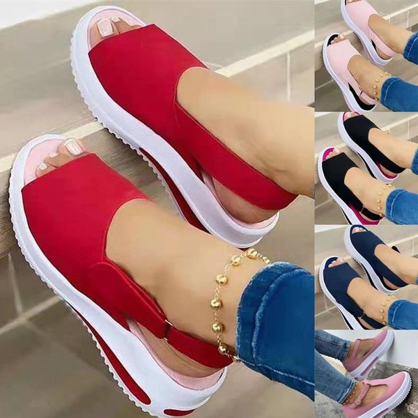 sandals women flat 2021 casual open toe beach platform shoes fashion soft stitching comfortable walking ladies footwear, Black
sandals women flat 2021 casual open toe beach platform shoes fashion soft stitching comfortable walking ladies footwear, Black