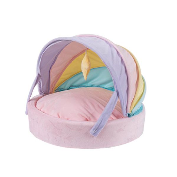 cat beds & furniture creative removable and washable litter semi-enclosed kennel warm rainbow bed pet available for all seasons
cat beds & furniture creative removable and washable litter semi-enclosed kennel warm rainbow bed pet available for all seasons