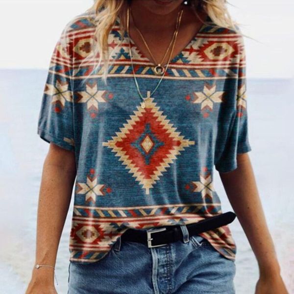 women's t-shirt texture print t shirt casual summer short sleeve v neck vintage ladies femme kleding vrouwen loose women tshirts, White
women's t-shirt texture print t shirt casual summer short sleeve v neck vintage ladies femme kleding vrouwen loose women tshirts, White