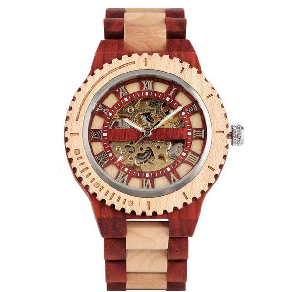 watches redfire automatic men wooden roman numerals skeleton display round the iron curtain business casual gentlemen clock, Slivery;brown
watches redfire automatic men wooden roman numerals skeleton display round the iron curtain business casual gentlemen clock, Slivery;brown